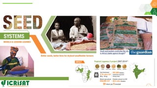 Research Program Genetic Gains (RPGG) Review Meeting 2021: Update on Tropical Legumes Projects (2007- 2020) By Dr Rajeev K Varshney