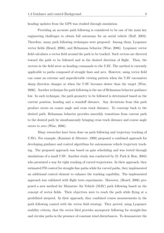Guidance, Control and Trajectory Tracking of Small Fixed Wing Unmanned ...
