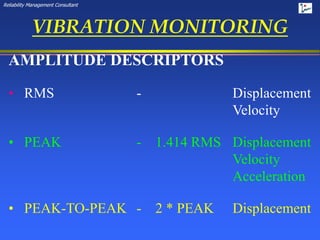 Vibration Velocity Rms 1 vibration basics0 | PPT