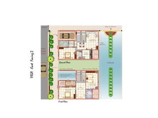 1 villa  plan