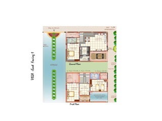 1 villa  plan