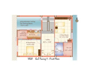 1 villa  plan