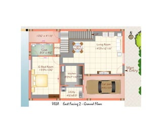 1 villa  plan