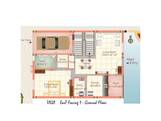 1 villa  plan