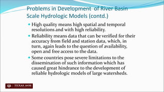 Hydrology modelling related informations | PDF