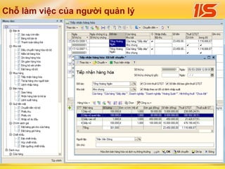 Chỗ làm việc của người quản lý
 