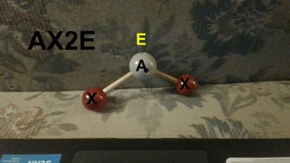 AX2E Bent sp2 SO2
v
A
X
X
AX2E E
 