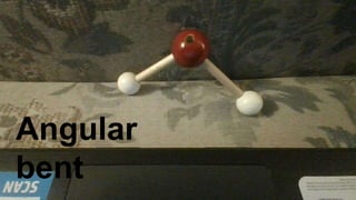 AX2E2 Angular Bent H2O
v
Angular
bent
 