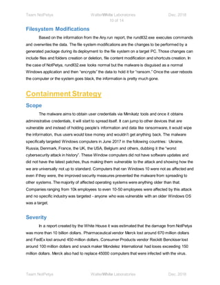 NotPetya Report | DOCX