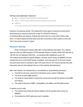 NotPetya Report | DOCX