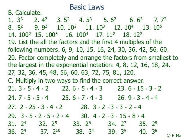 1 whole numbers and arithmetic operations