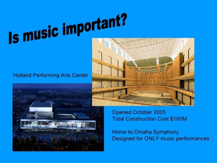 1 why is music important