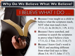 1 Why_We_Believe_What_We_Believe a bible lesson | PDF