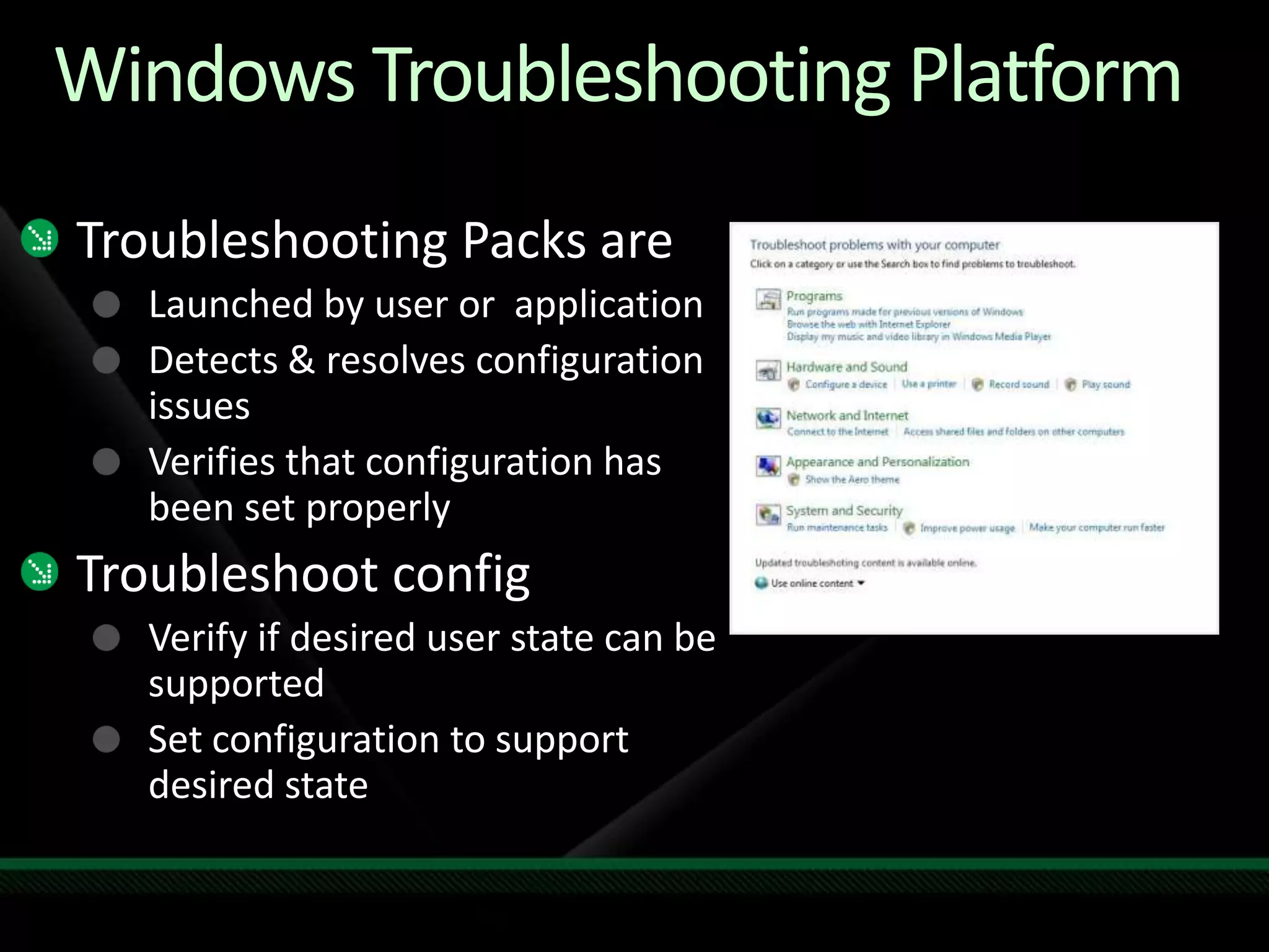 Can specify dependency