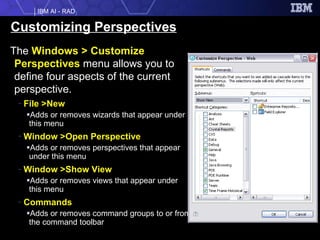 Perspective Programm Windows 1) workbench basics | PPT