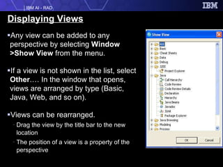 Workbench Visualiser 1) workbench basics | PPT