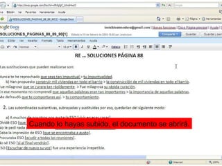 Cuando lo hayas subido, el documento se abrirá. 