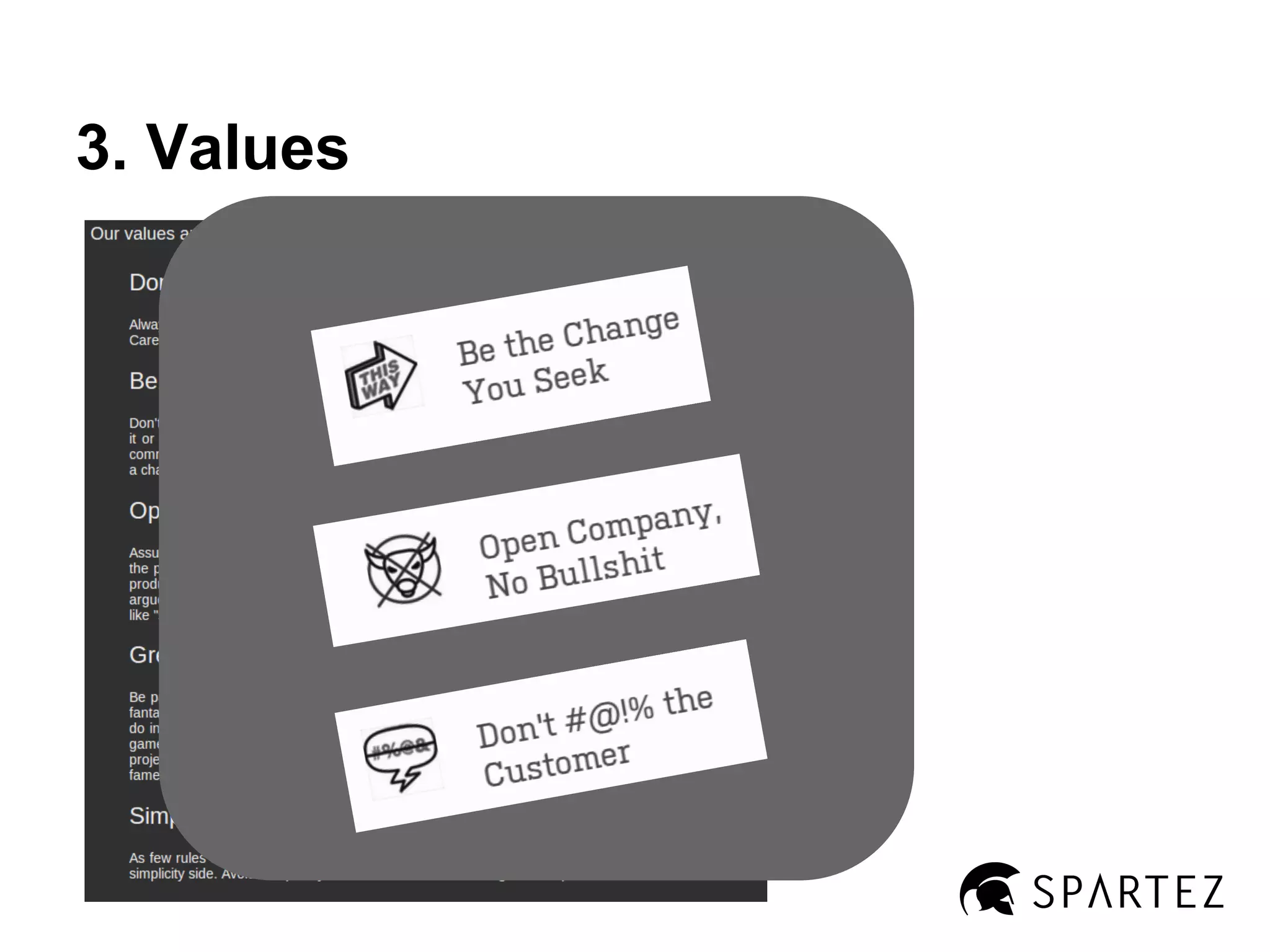 3. Values

 