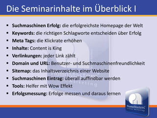 Suchmaschinen Erfolg: die erfolgreichste Homepage der Welt