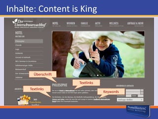 Suchmaschinen Optimierung - On-Page