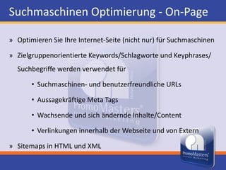 Suchmaschinen Eintrag: überall auffindbar werden 