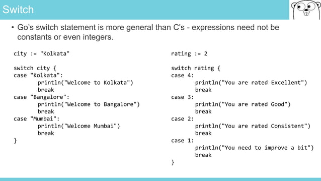Golang - Overview of Go (golang) Language | PPT