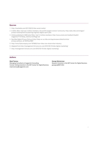 Nike; digital transformation case study