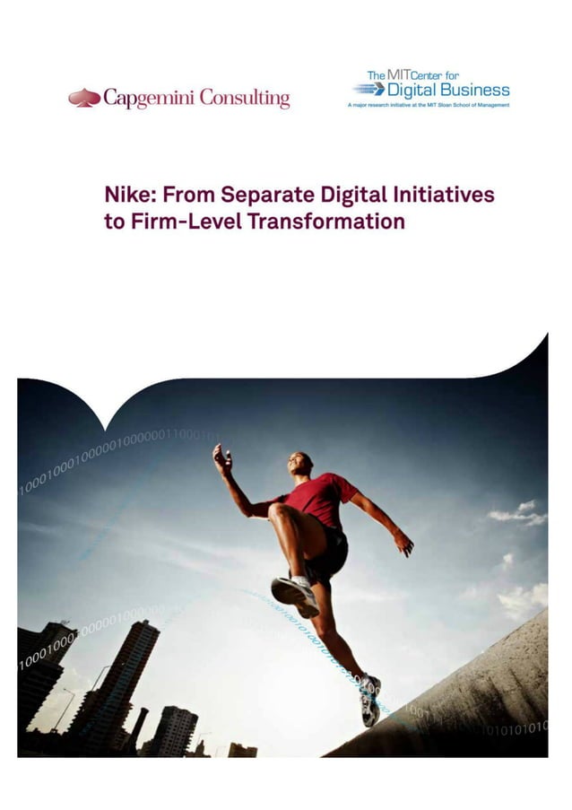 dramatiker Invitere dart Nike; digital transformation case study