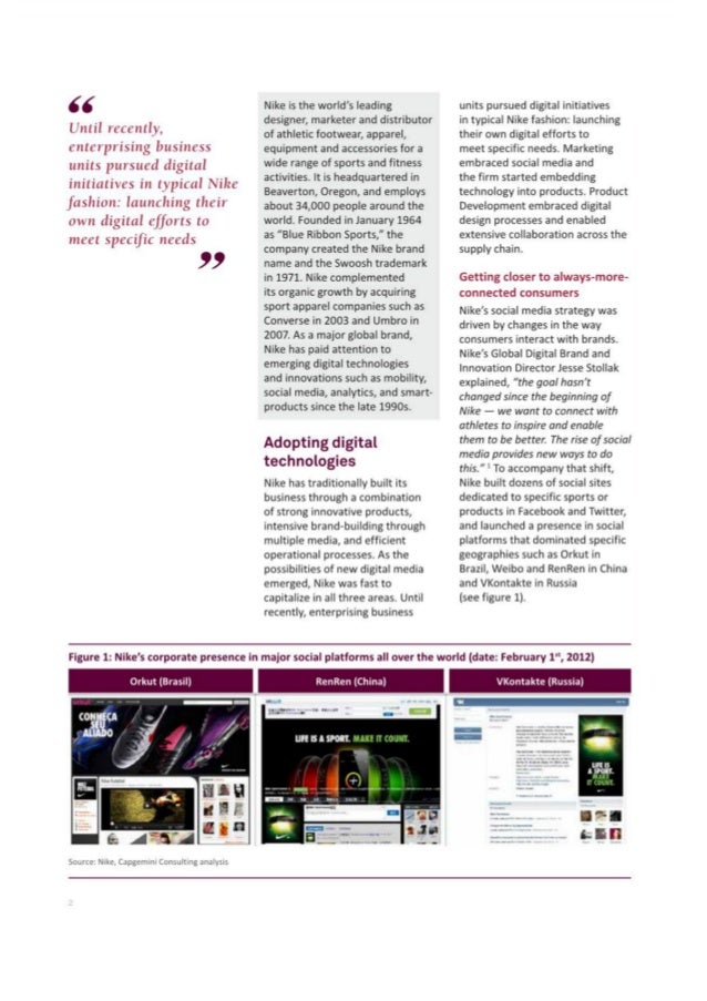 Nike marketing strategy case study image
