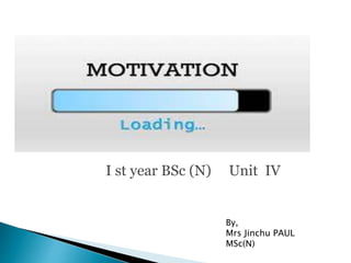 I st year BSc (N) Unit IV
2
By,
Mrs Jinchu PAUL
MSc(N)
 