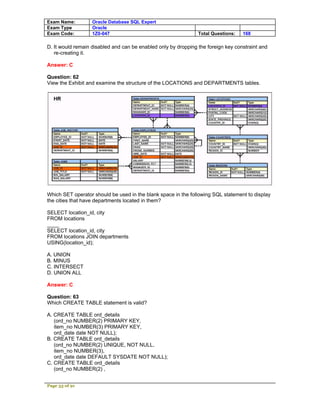 Oracle 047 1 z0 047 | PDF