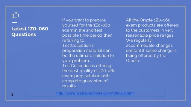 Clear 1Z0-060 Exam