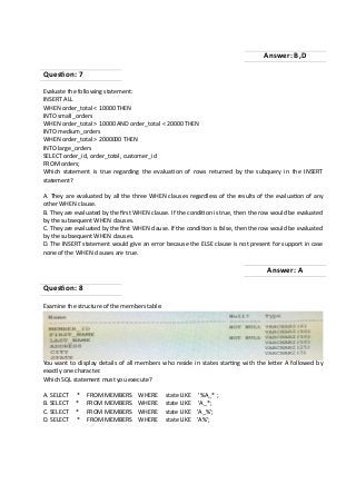 1z0-071 Prüfungsinformationen