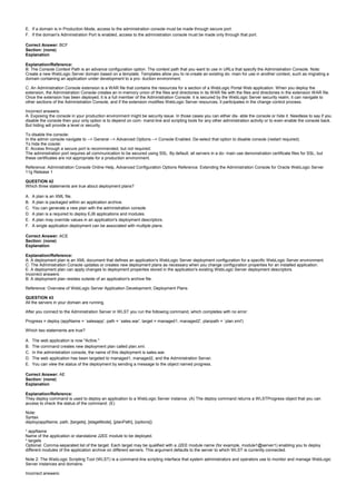 Oracle Weblogic Server 11g: System Administration I | PDF