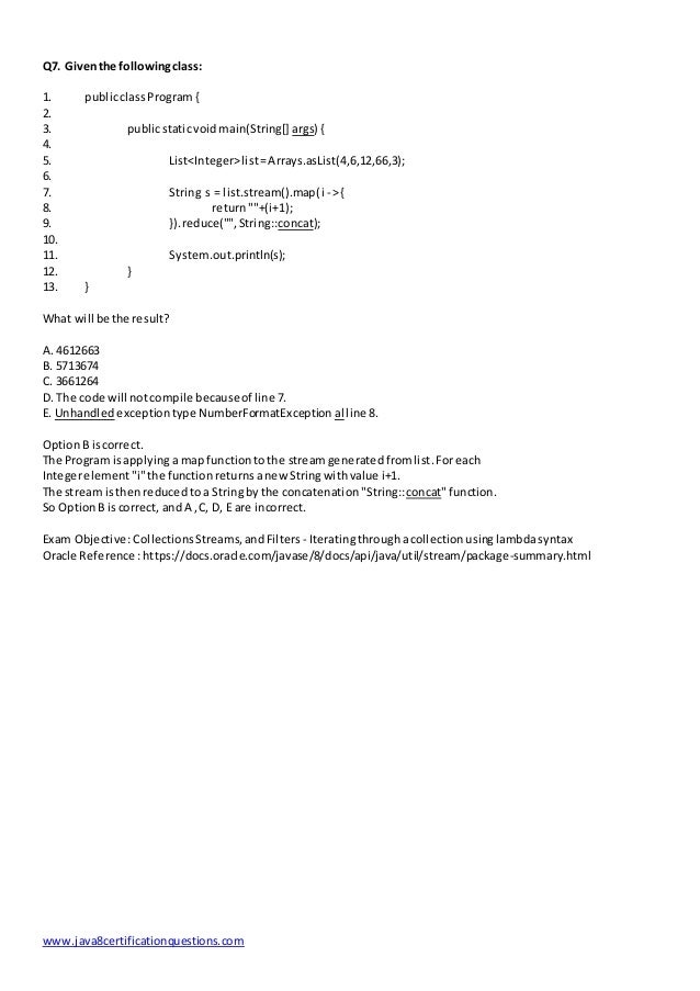 1z0-809 Exam Fragen