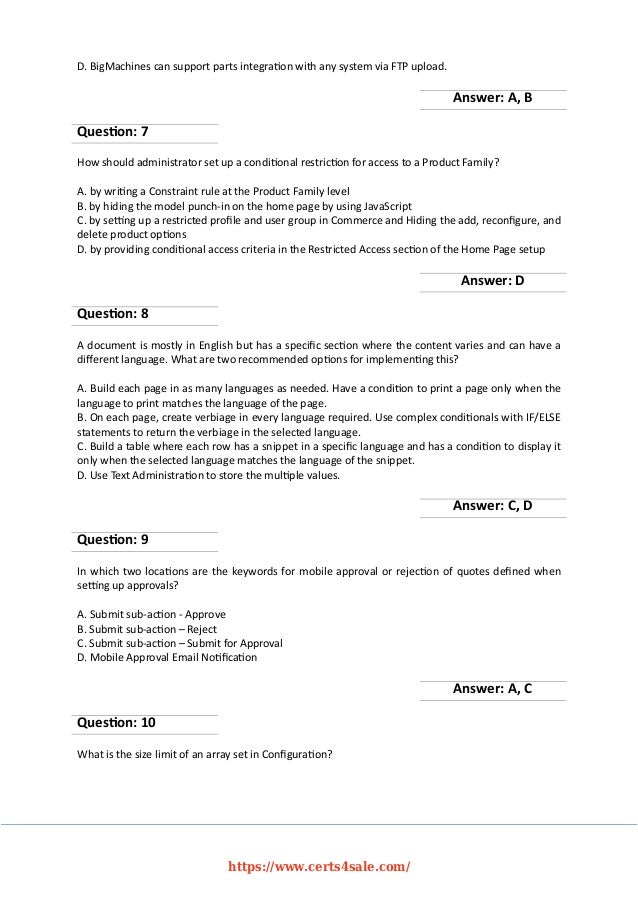 CPQ-Specialist Schulungsangebot