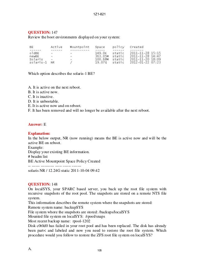 1z1-071 Simulationsfragen
