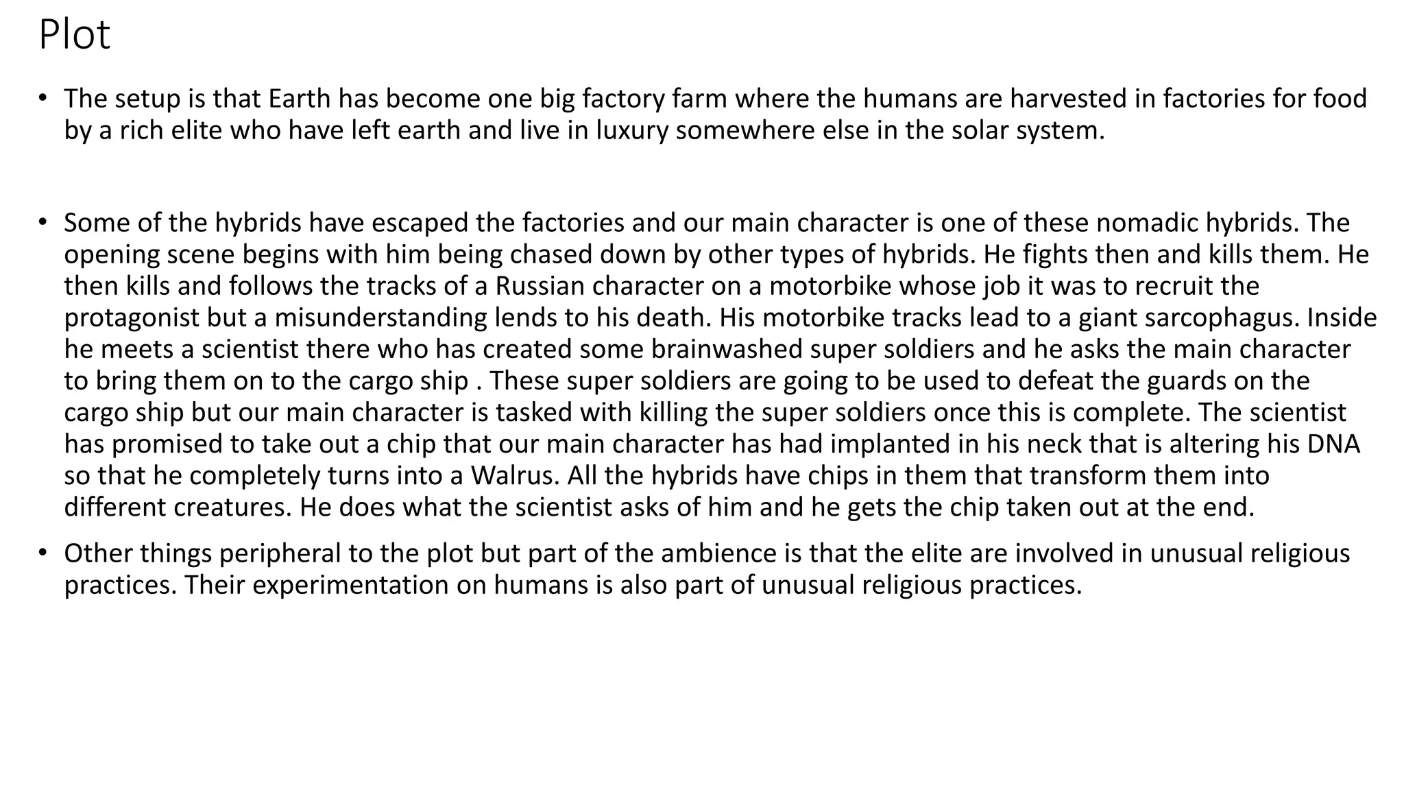 Pre production FMP2 | PPT