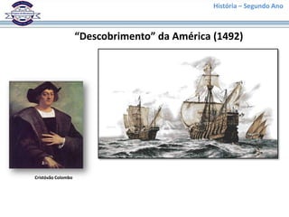 História – Segundo Ano



                    “Descobrimento” da América (1492)




Cristóvão Colombo
 