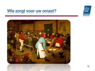 Wie zorgt voor uw omzet?10
