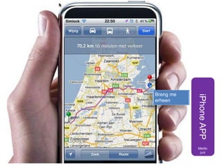 KostenbesparingenMiddels nieuwe media kunt u onder andere het volgende bereiken: Doen van marktonderzoek middels polls en enquêtes- Verlagen kosten (online reserveringen aannemen,   digitale berichten versturen i.p.v. drukwerk)- Zorgen dat uw klanten zich aan uw bedrijf “binden” en   herhaalbezoek brengen86Van aanwezig naar zichtbaar