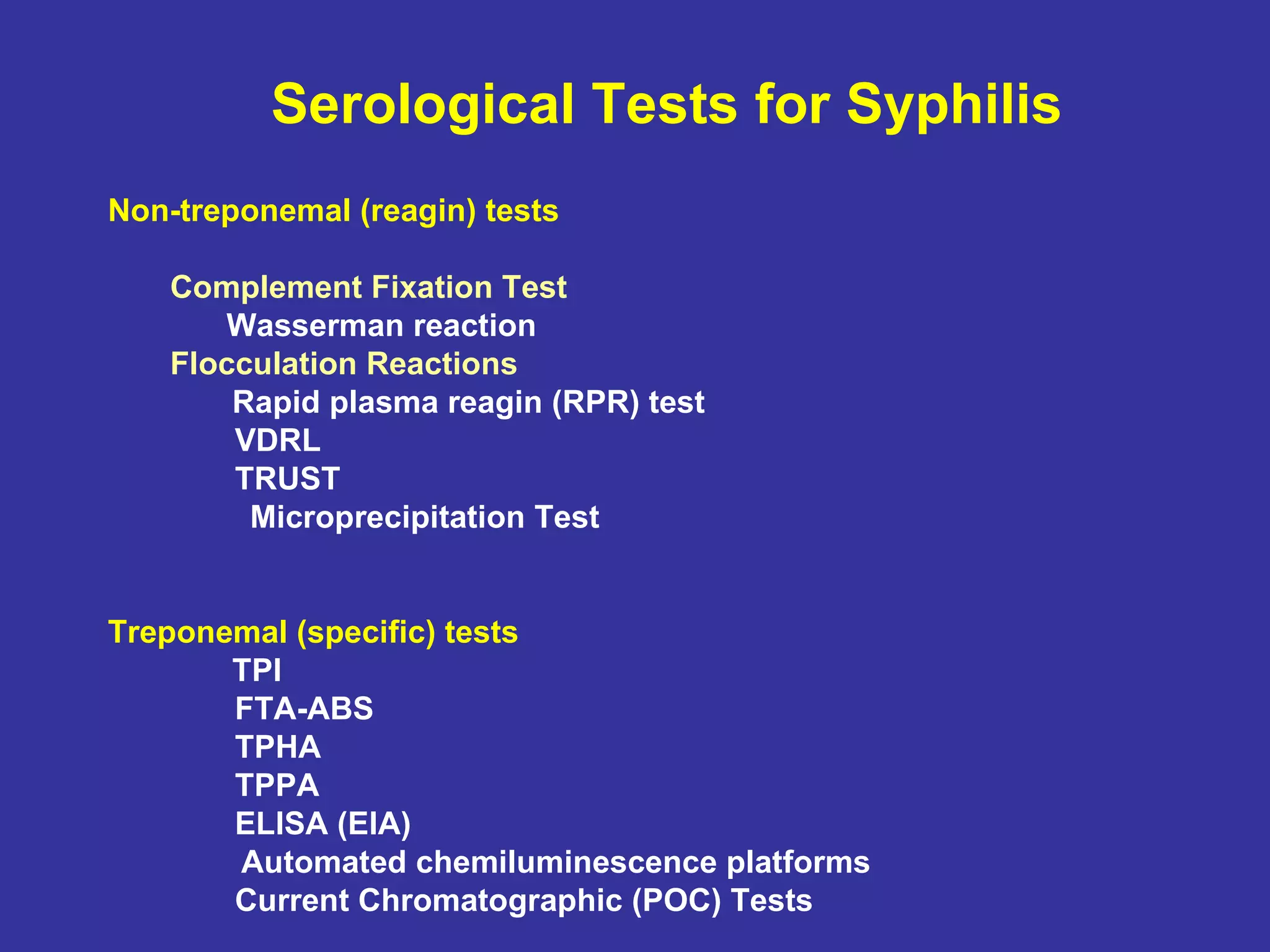 Evaluation of serological tests for syphilis manufactured in Belarus | PPT