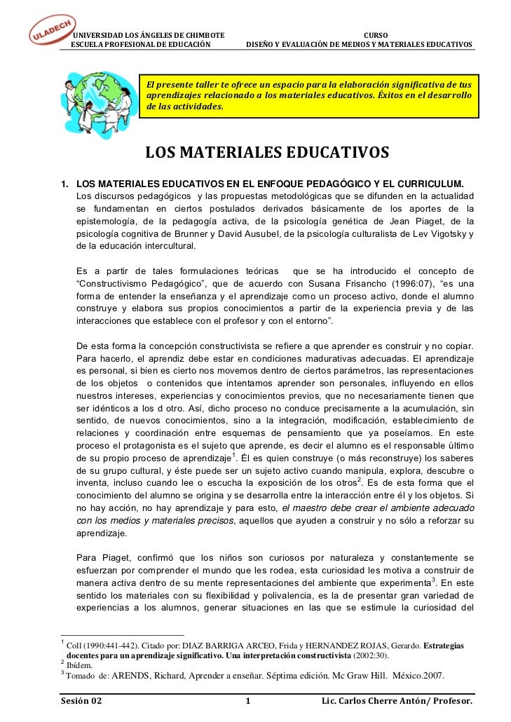 Los medios y materiales educativos. Ventajas y desventajas.