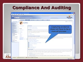 Compliance And Auditing Capturing evidence does not have to be a manual process, ... 