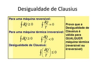Desigualdade de Clausius
 