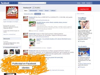 Publicidad en Facebook clientes captación 