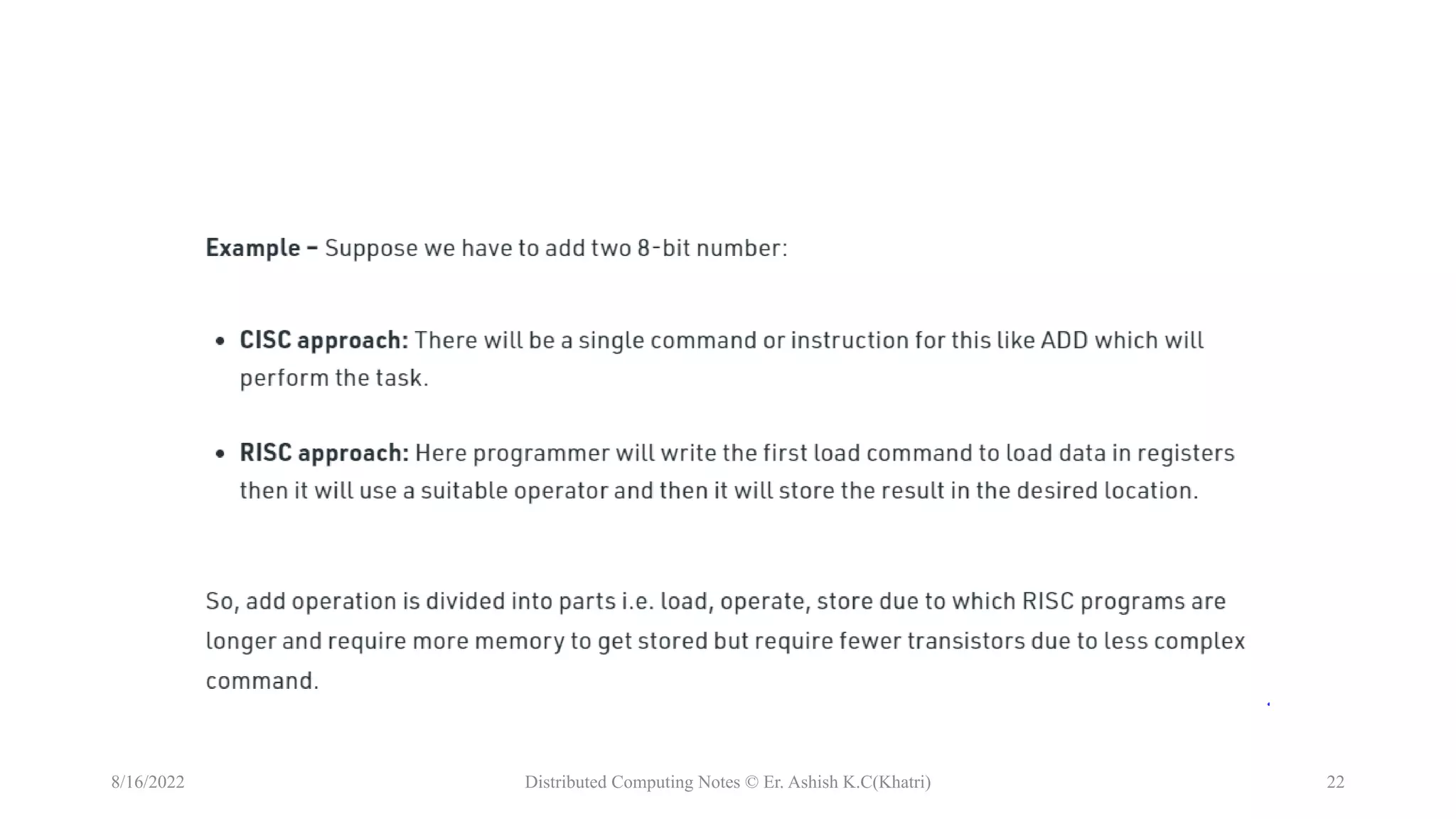 8/16/2022 Distributed Computing Notes © Er. Ashish K.C(Khatri) 22
 