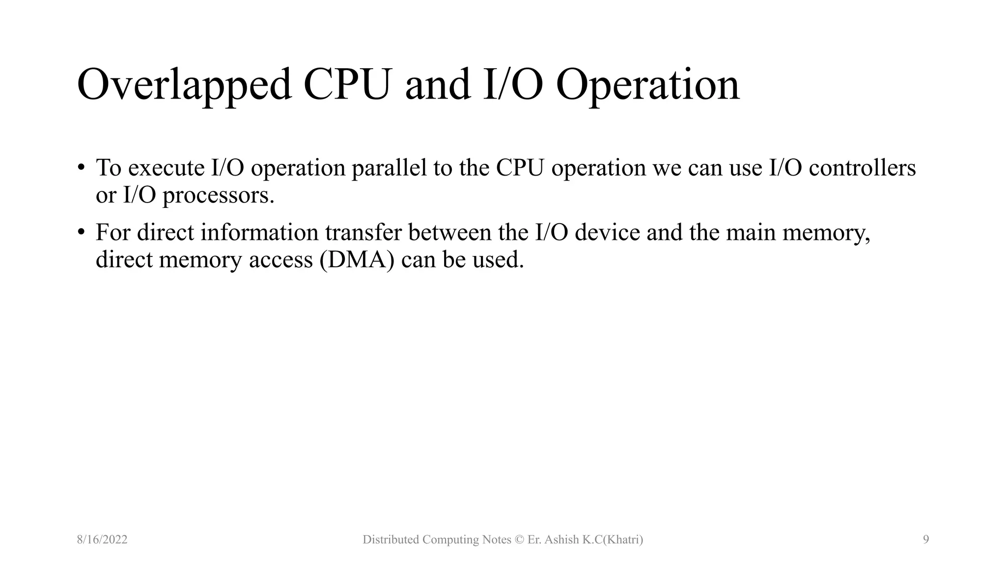 Uni Processor Architecture | PPTX