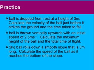 Uniform Acceleration By definition: The average velocity is the total displacement over time taken v t (t 1 ,u) (t 2 ,v) 