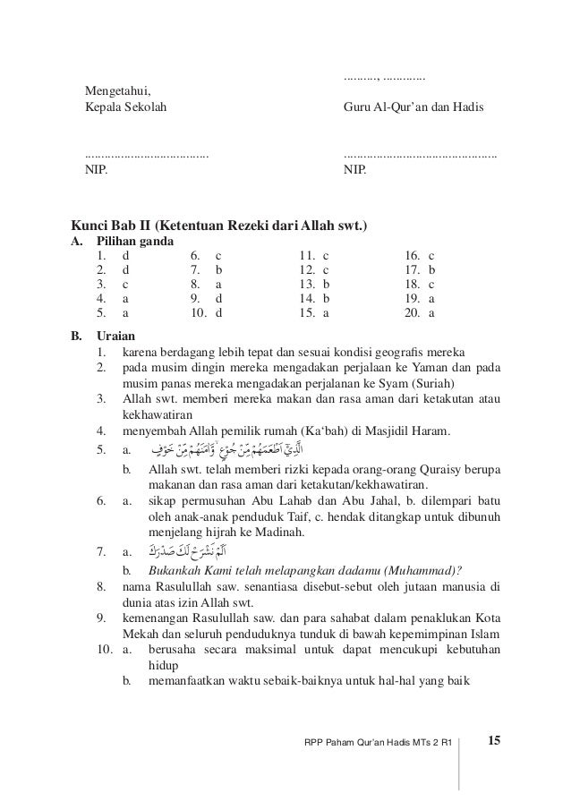 2 1 Quran Hadistmts2 2 1 Quran Hadistmts2